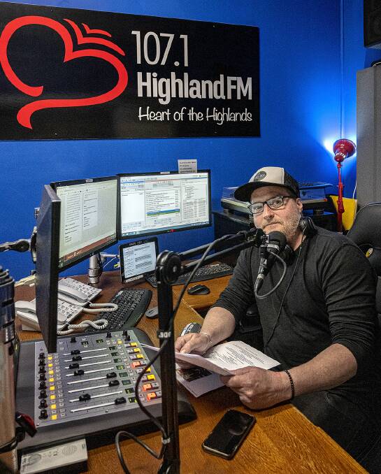 Highland FM station manager Adam Stokeld. Photo by John Swainston