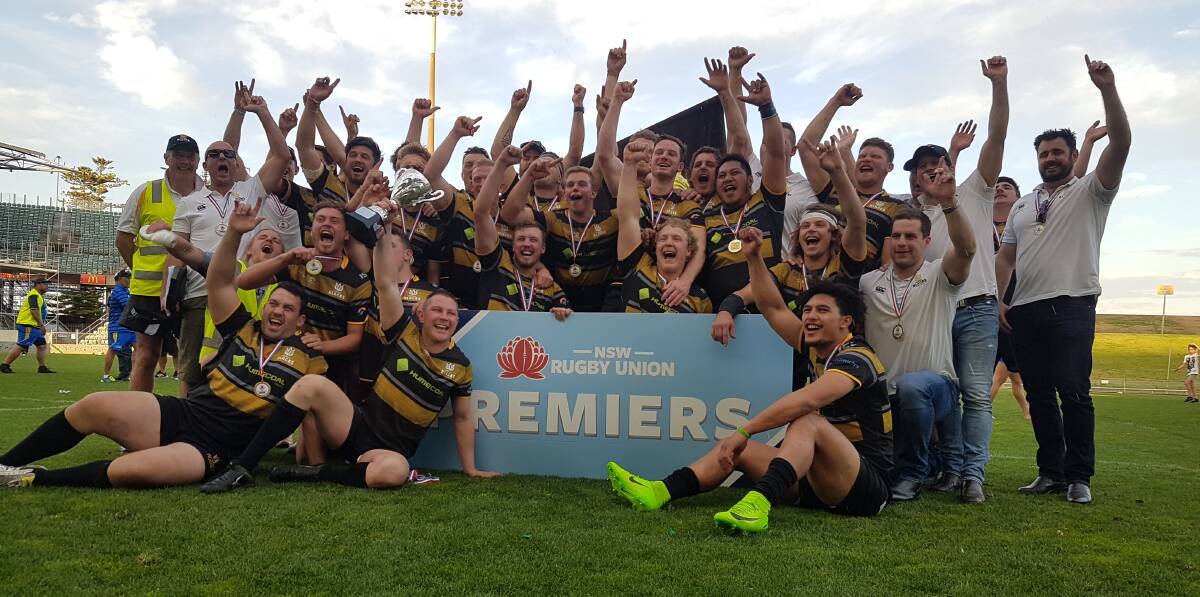 PREMIERS: Bowral Blacks defeated Avondale to claim the first grade premiership at WIN Stadium on Sunday. Photo: supplied