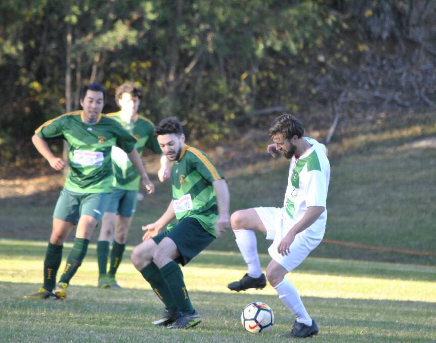 STRONG WIN: Hill Top defeated Mittagong 5-0 in its premier league match on Saturday. Photo: Brooke Gibbs