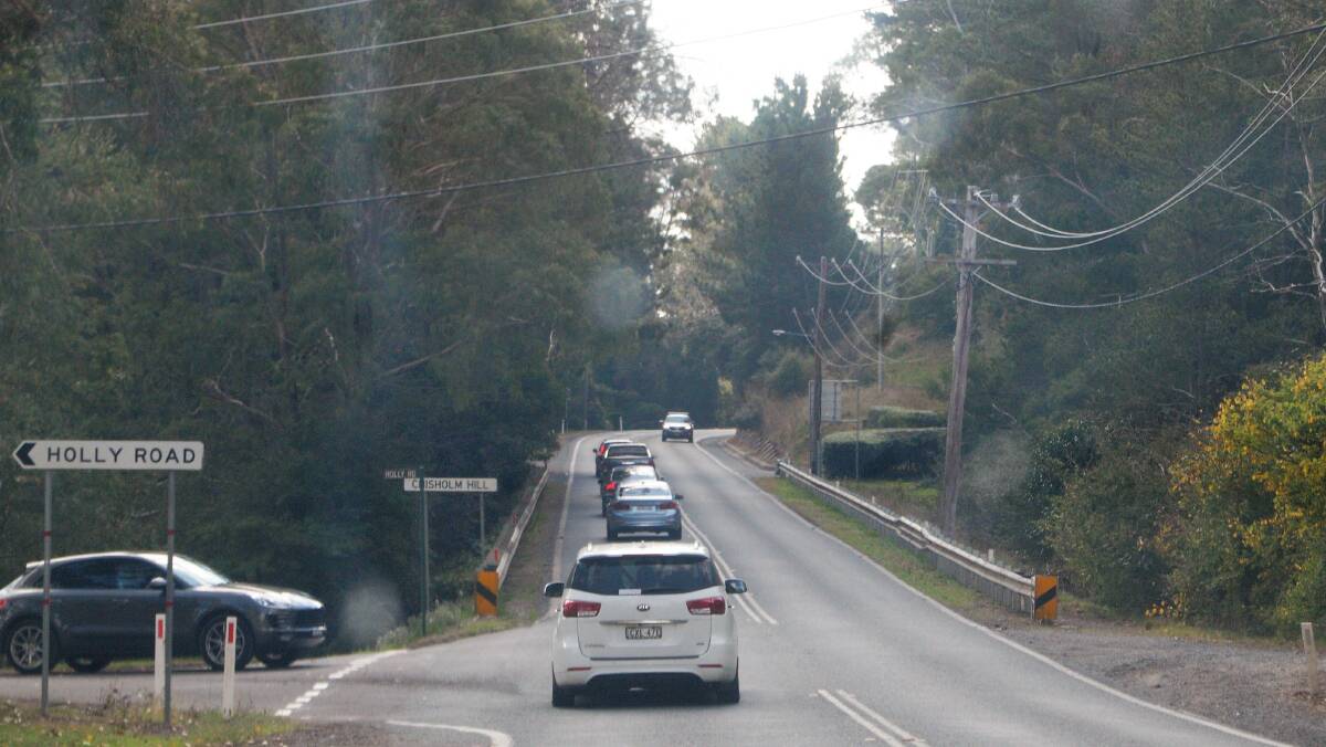 The intersection of Holly and Moss Vale Roads, Burradoo, has been described as a 'death trap'.