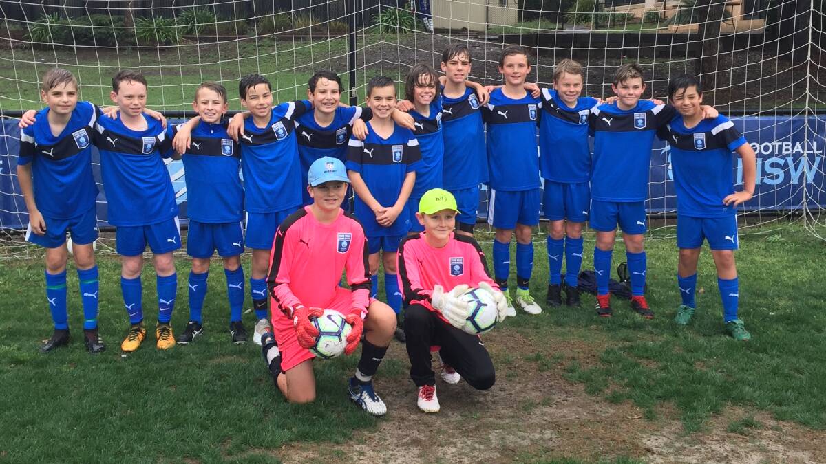 Eight Highlands players were part of the under-12 Southern Branch team that competed at the under-12 State Titles. Photo supplied