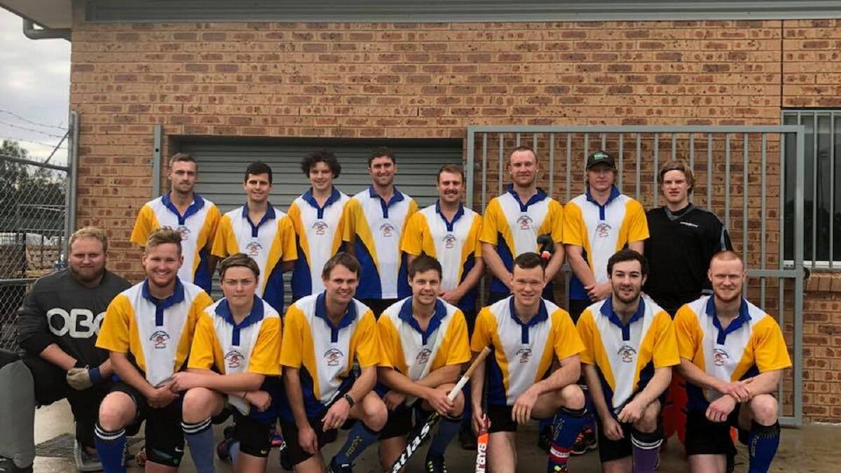 SEMI-FINALISTS: The Southern Highlands open men's hockey team made it through to the division two semis of the State Championships over the weekend. Photo: supplied