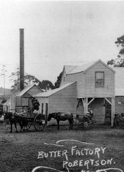 DAIRY BUSINESS: Opened 1889, Robertsons butter factory grew in importance. Photo: BDH&FHS