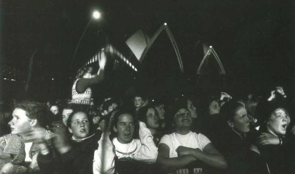 The very first Sleepout in 1988. Photo: supplied
