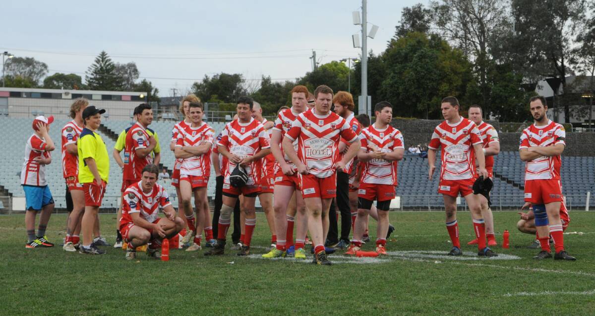 DEFEATED: Moss Vale Dragons lost the Group 6 second division grand final to Appin Dogs. Photo: Lauren Strode