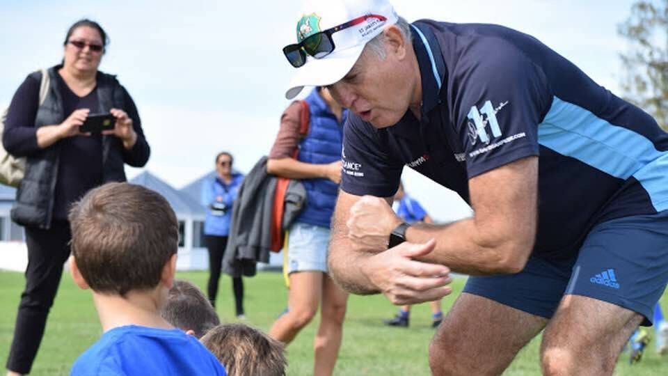 David Campese Academy camp in July. Photo: supplied