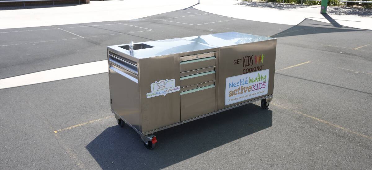 NUTRITIOUS EDUCATION: Nominations open until September 1 to enter primary schools in the draw to win a Kitchen Kart. Photo: supplied