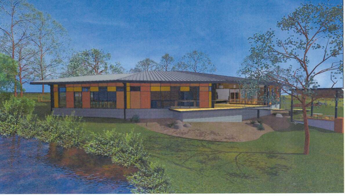 NEW LOOK: The design for the new and extended Aboriginal cultural centre. Image courtesy of Figgis and Jefferson Tepa.