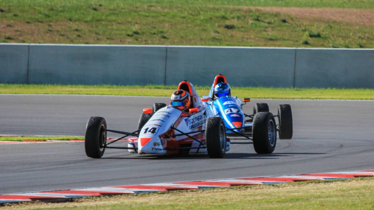 Lachlan Mineeff won two of the four races in the recent SA Formula Ford Championship round. Photo: JGJ Photography