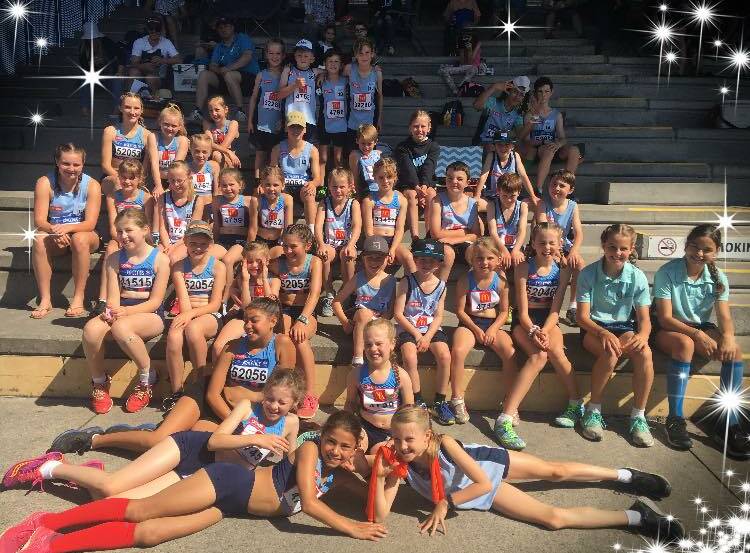 The Bowral Little Athletics team that competed at the Zone Championships. Photo: supplied
