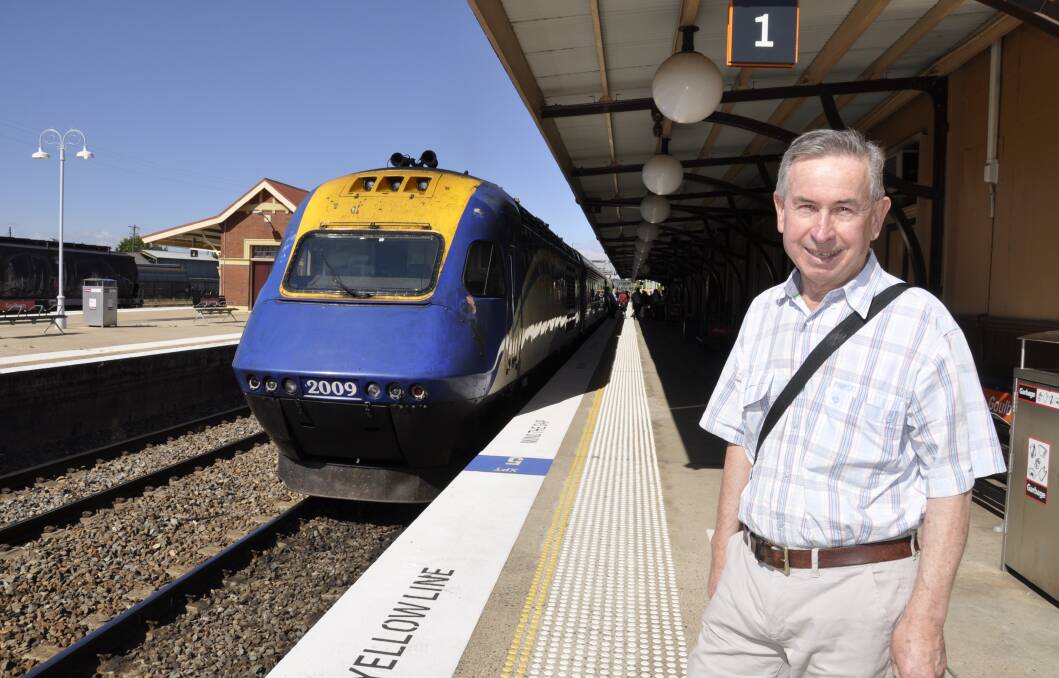 The Goulburn Group's Peter Fraser wants the state government to pay far more attention to the region's rail and road services and infrastructure. Picture by Louise Thrower.