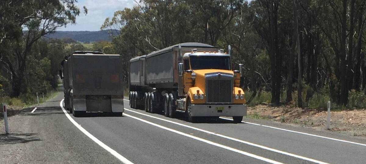 Gunlake trucks utilise Brayton Road as part of the primary transport route. Photo supplied.