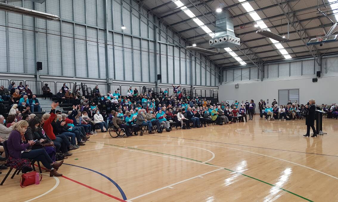 People travelled from around the electorate for the campaign launch. Photo: Alex Tewes.