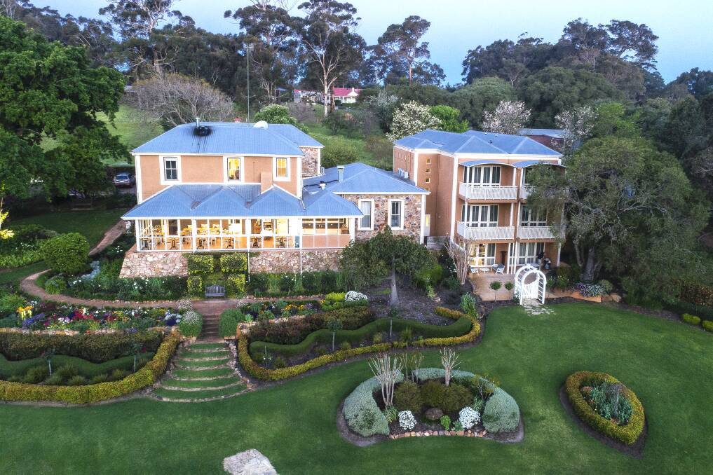 PROUD: Basildene Manor stands in magnificent grounds just out of the village of Margaret River.