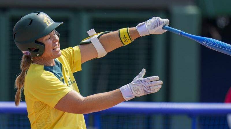  Captain Stacey Porter got Australia's only run in a costly 7-1 loss to Canada in Olympic softball.
