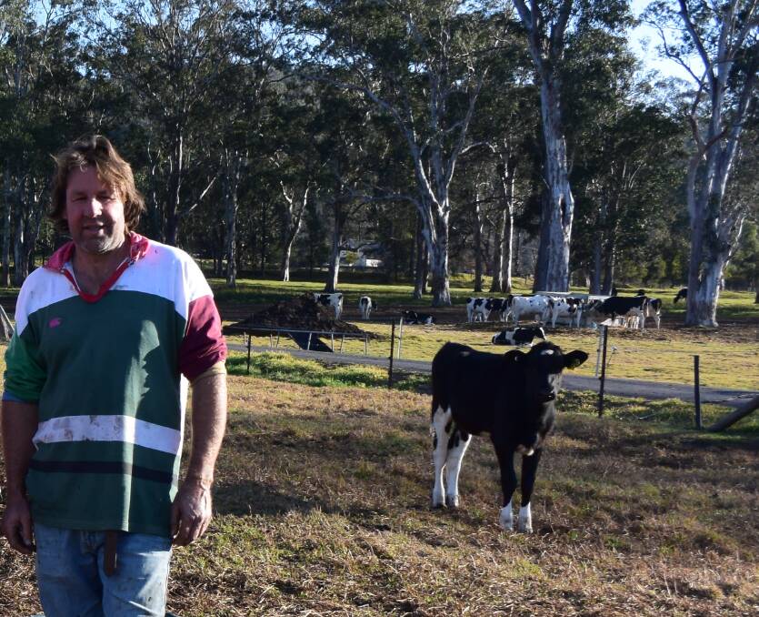 DROUGHT: Kangaroo Valley Dairy Farmer Gavin Chittick said while the weekend rain was welcome, it wasn't enough to relieve the pressure of the drought. 