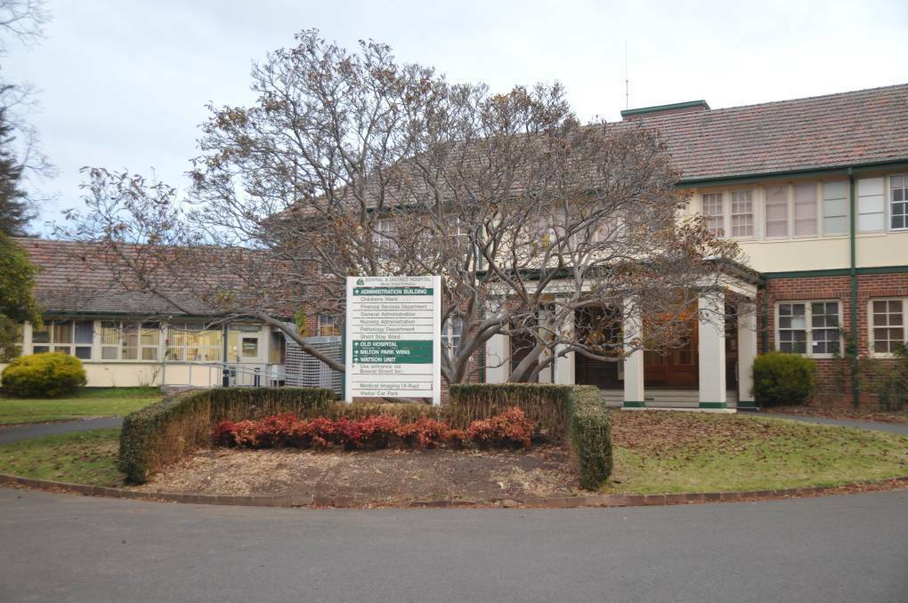 Bowral and District Hospital. 