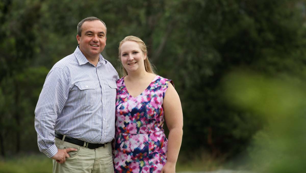 Wollondilly MP Jai Rowell with wife Belinda. Picture: Sam Venn.