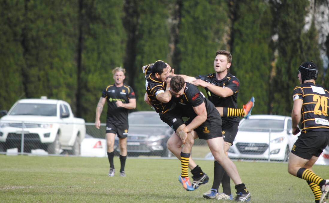 BLACKS VICTORY: The Bowral Blacks came way with a home victory in round six against Camden on May 20. Photo: Claire Fenwicke. 