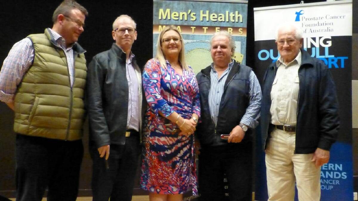  Dr Geoff Sparkes, Campbell MacBean, Astrid Toscan, Dr Chris Bauer and Bill Dinning. 