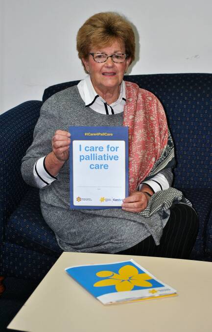 STRONG MESSAGE: Margaret Mogg has pledged her commitment to improving palliative care in NSW. Photo: Madeline Crittenden. 