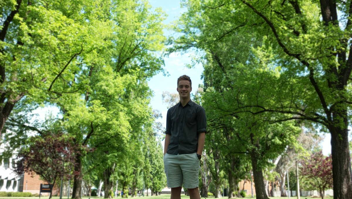 Highlander Joel Bourke said he wouldn't have been able to go to ANU without a scholarship. 