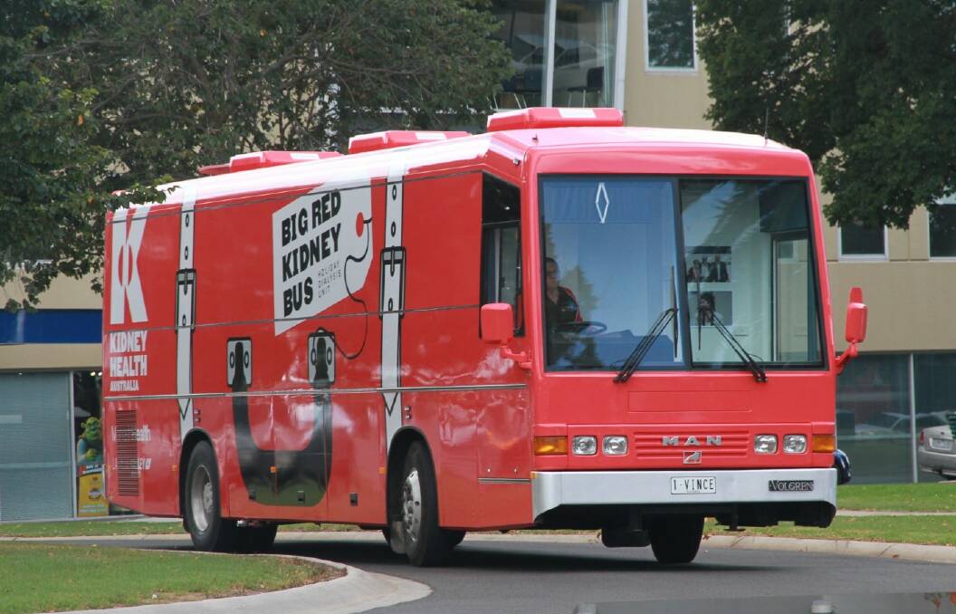 The Big Red Kidney Bus. 