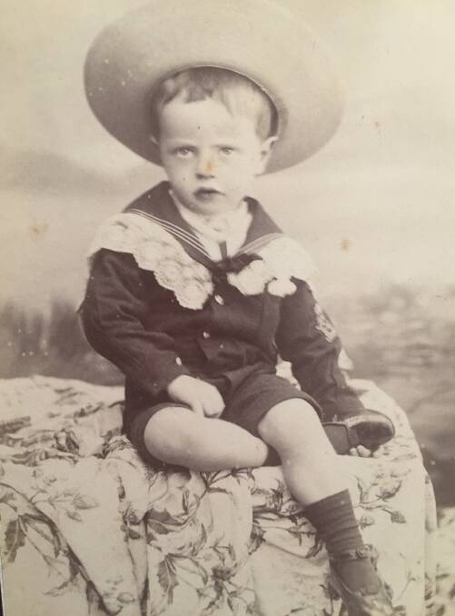 George as a toddler. 