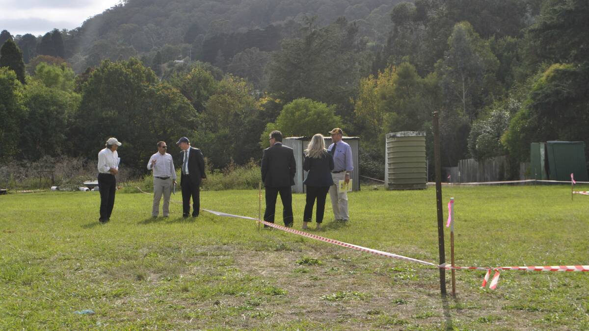 LEC inspection on the development site. 