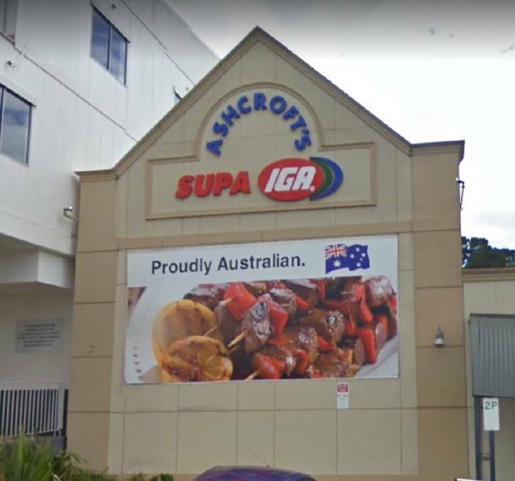 Ashcroft's Supa IGA Moss Vale has issued a statement to customers after a customer tested positive for COVID-19. Photo: Google Maps