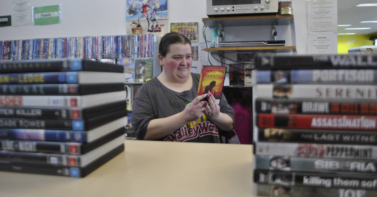 MOVIE BUFF: Robertson Video Shop owner-operator Camille Williams. Photo: Emily Bennett