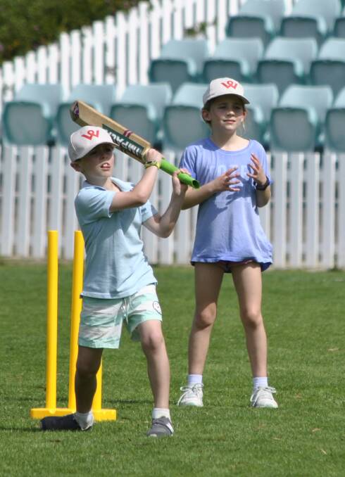OPPORTUNITY: Children will have the opportunity to learn about cricket from the best these school holidays. Photos: Emily Bennett