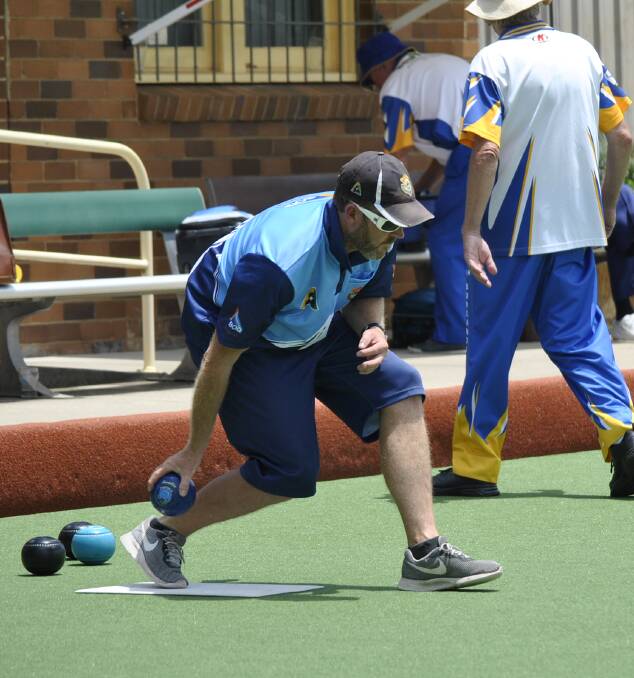 CHALLENGE: Carl Spilker and Greg Lewis were defeated by Oscar Whalan and Dougal Braithwaite 26-12 at Bowral Bowling Club. Photo: File