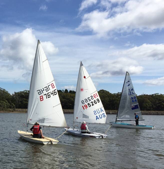 DAY ON THE WATER: The second last round for the Southern Highlands Sailing Club 2017-18 season was held on Sunday. Photo: Blue Robinson