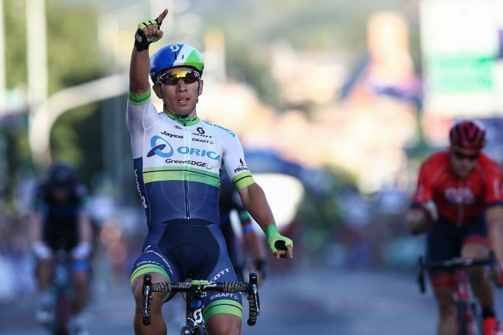 Caleb Ewan wins stage at the Tour de UAE
