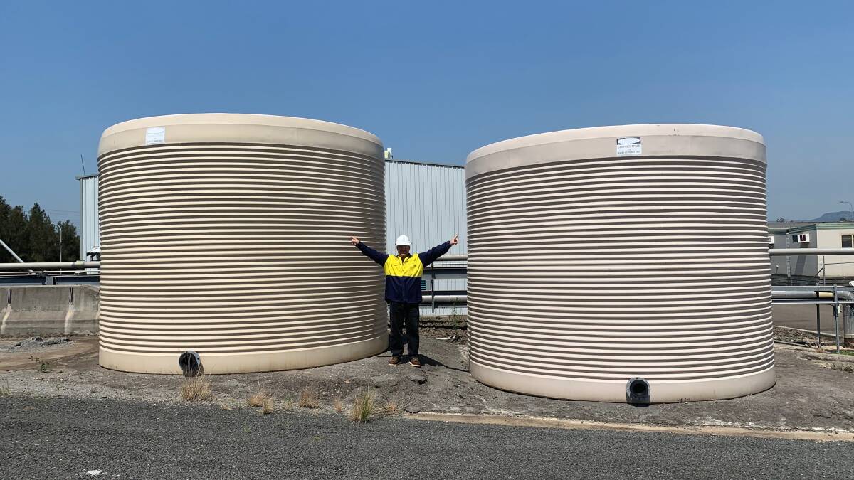 Wildlife Rescue South Coast received two 35,000-litre water tanks from EnergyAustralia and BLN Transport on Friday, March 20.