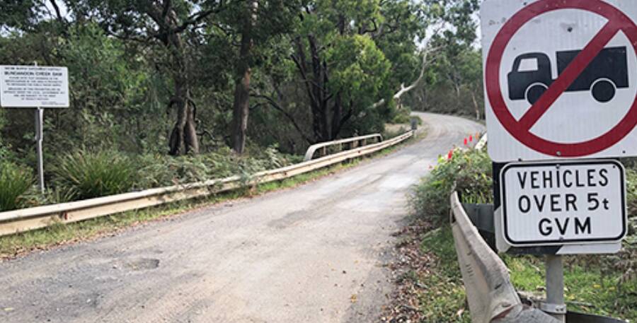 Improvements to the bridge deck and approaches to Bundanoon Creek will take place with funding under the Federal Roads to Recovery program.