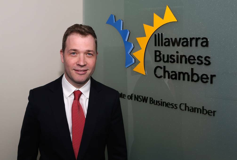 The Illawarra Business Chamber’s executive director Adam Zarth said the 5in5 campaign aims to save businesses and residents across New South Wales an estimated $5 million on their annual energy bills over the next five weeks. Photo: Greg Ellis