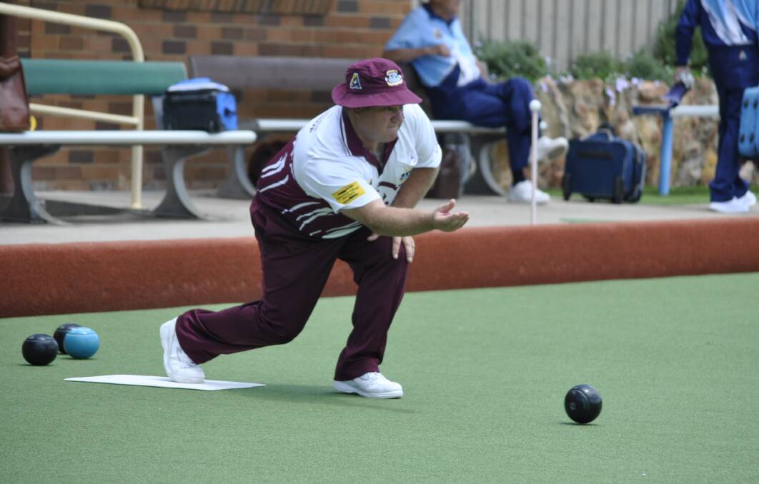 ON THE BALL: Eric Plain's son Damien Plain participated in the Southern Highlands Cup, which was held at Bowral Bowling Club on Saturday, December 16. Photo: Emily Bennett