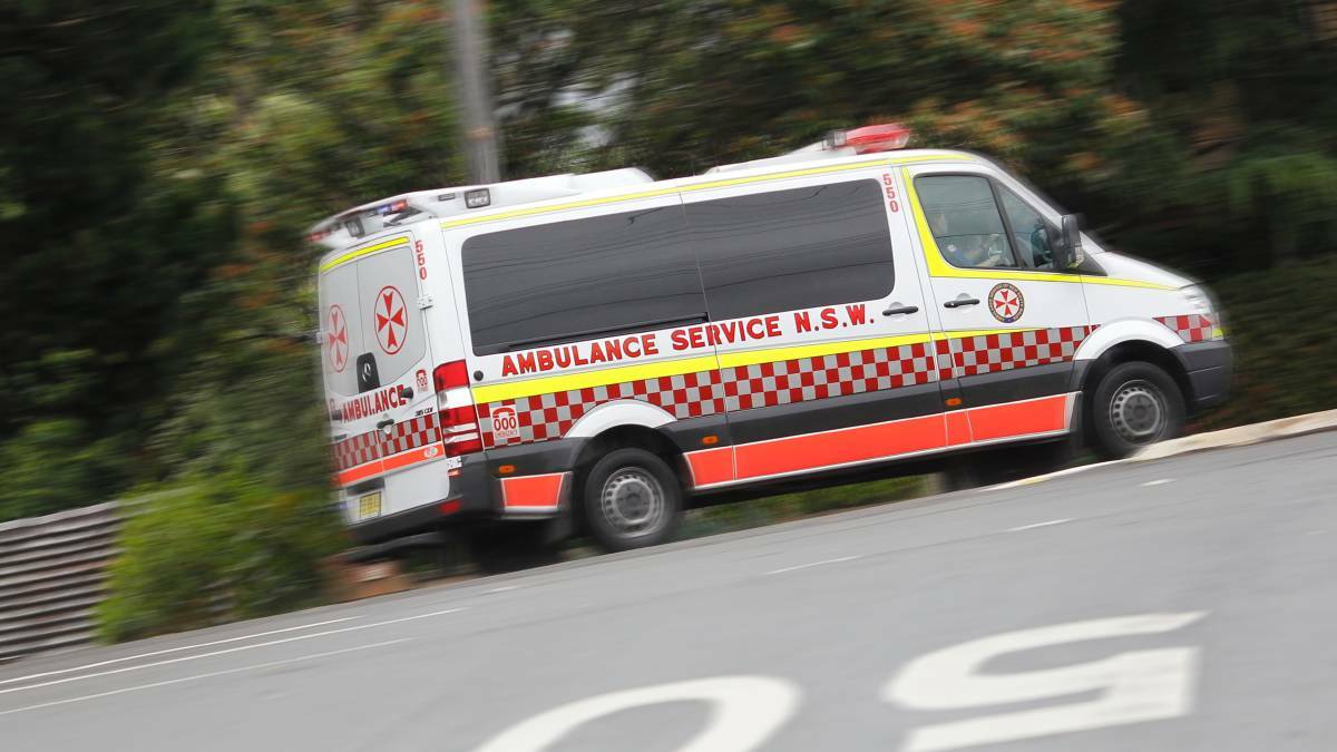 A truck and a car crash has closed one of two northbound lanes on the Hume Highway approaching Murrimba Road.