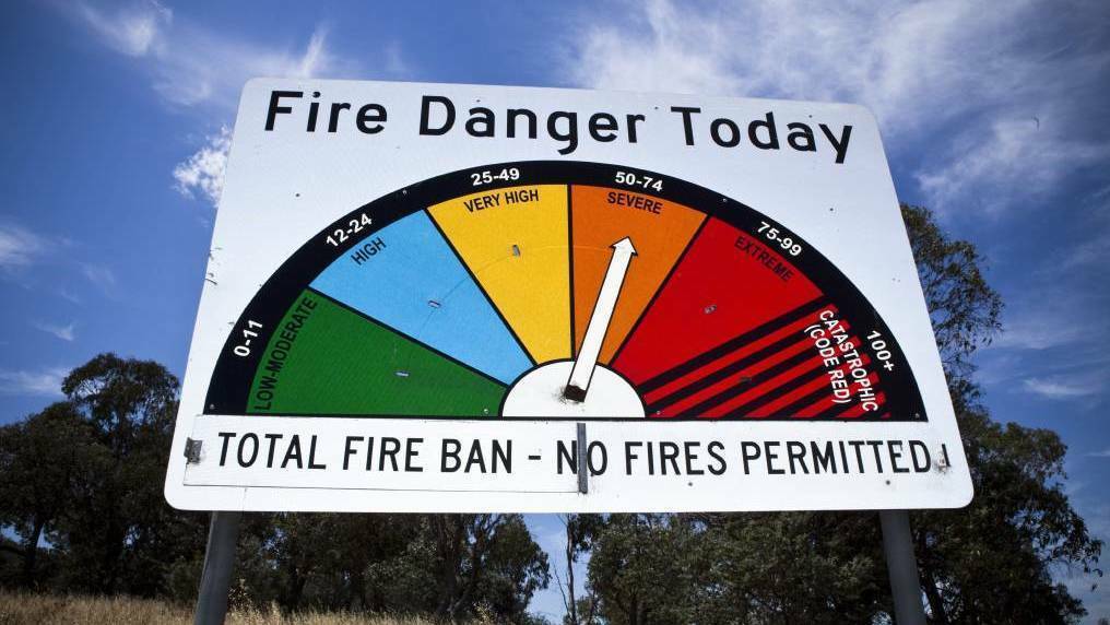 Rural Fire Services sets a total fire ban for Sunday