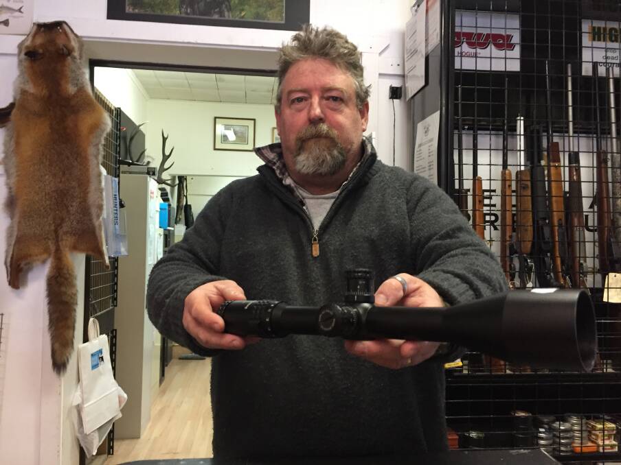 DIFFERENT REASONS: Field and Stream Bowral owner Craig Golding said registered firearms owners had multiple guns for several reasons. Photo: Emily Bennett