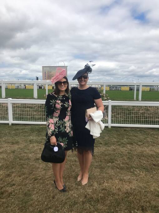 DRESSED TO THE NINES: Bowral residents Kirsty and Amy Willis at the Royal Ascot at Ascot Racecourse in England. Photo: Contributed