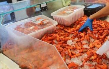 Seafood lovers snapped up fish at the same rate as last year, according to one vendor.