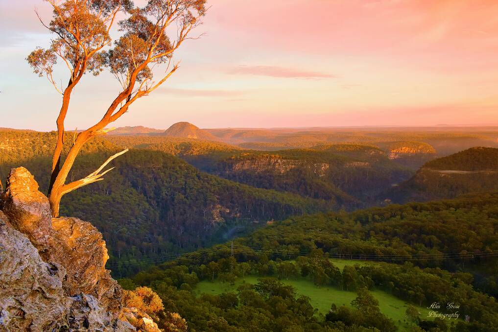 LAST MONTH'S WINNER: Alex Grose took this photo of Blatch's Lookout in Colo Vale.
