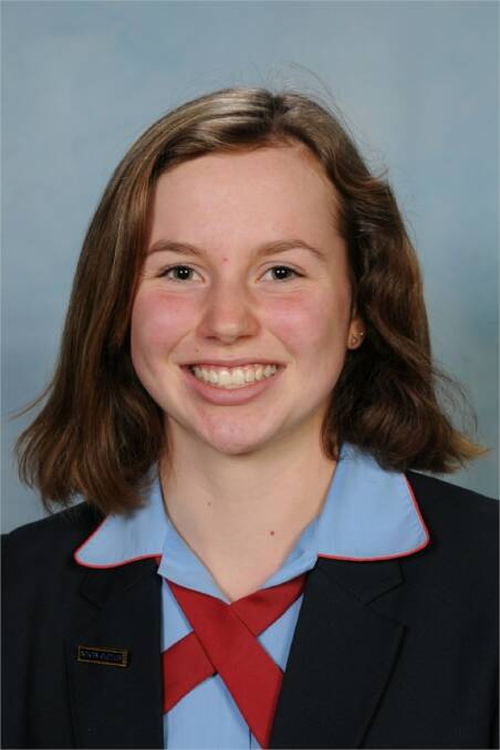Jemima Huggett was Moss Vale High School's top achiever for 2019.