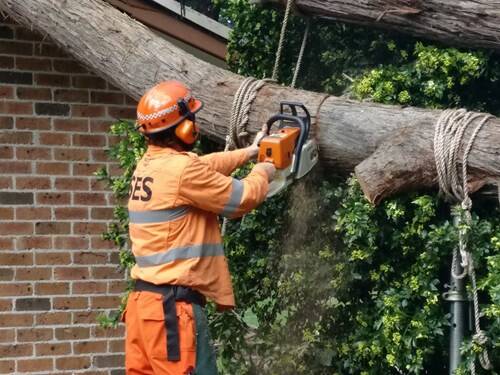 The State Emergency Service (SES) Wingecarribee unit had 14 jobs on Saturday for storm-related damage. Photo: File