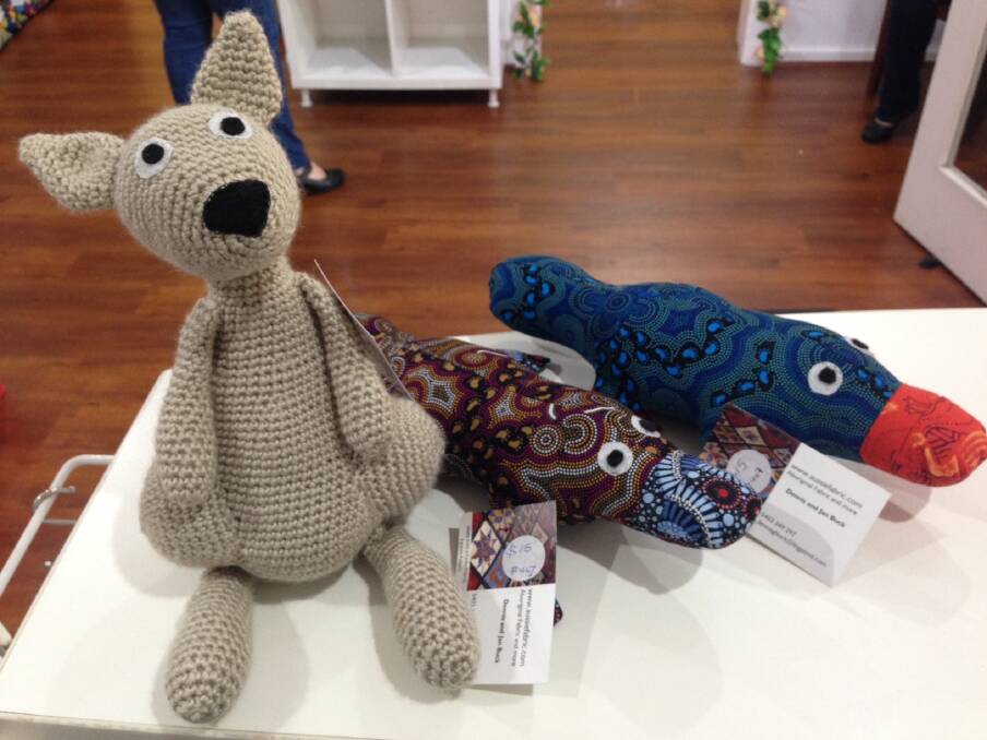 Pick up an Australian animals soft toys at Highlands Handmade. The toys are made in the Southern Highlands by local couple Dennis and Jan from Moss Vale.