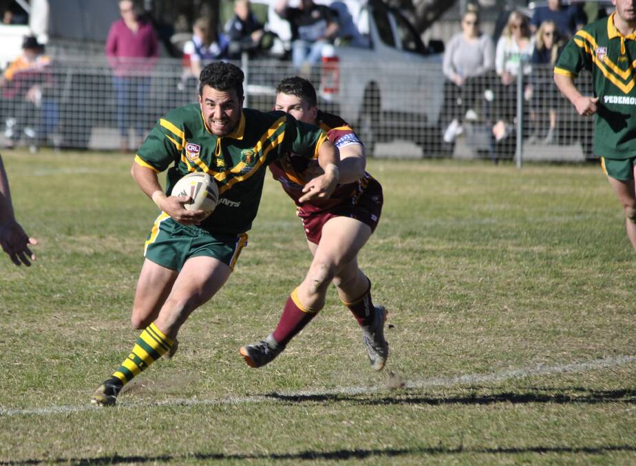 NOT THEIR DAY: In first grade, the Lions did not get the result they were after, going down 33-26 to the fourth-placed Roosters. Photo: Emily Bennett
