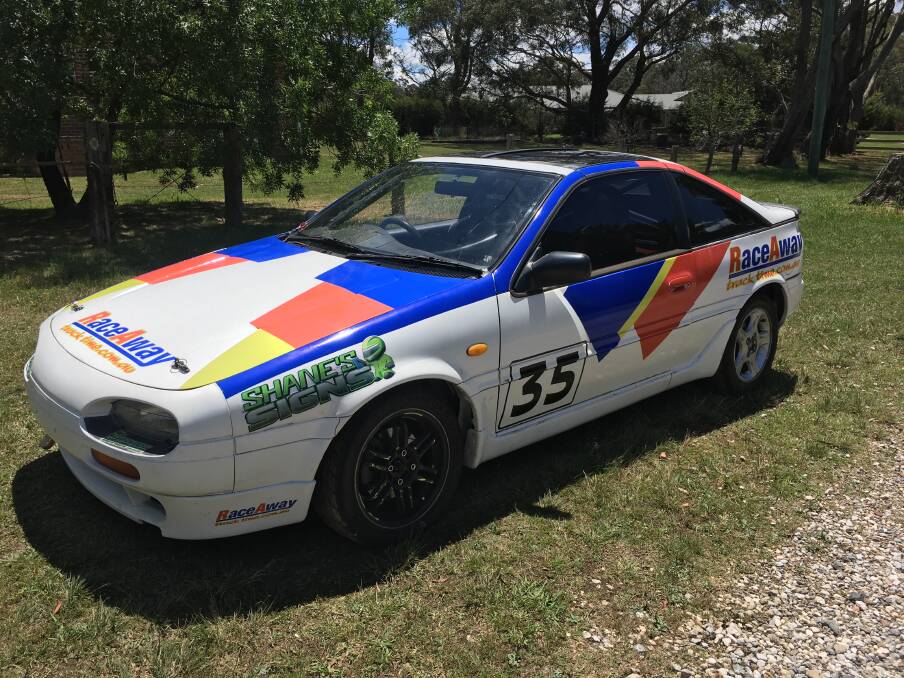 ON SHOW: Spectators can also see an NX Coupe at the Cheap Car Challenge in Marulan. Photo: Contributed
